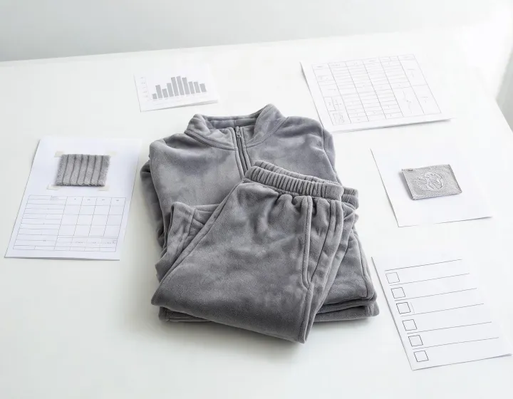 Custom velour tracksuit order brief